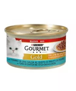 PURINA GOURMET GOLD DELIZIA IN SALSA AL TONNO PER GATTI - 85 GR